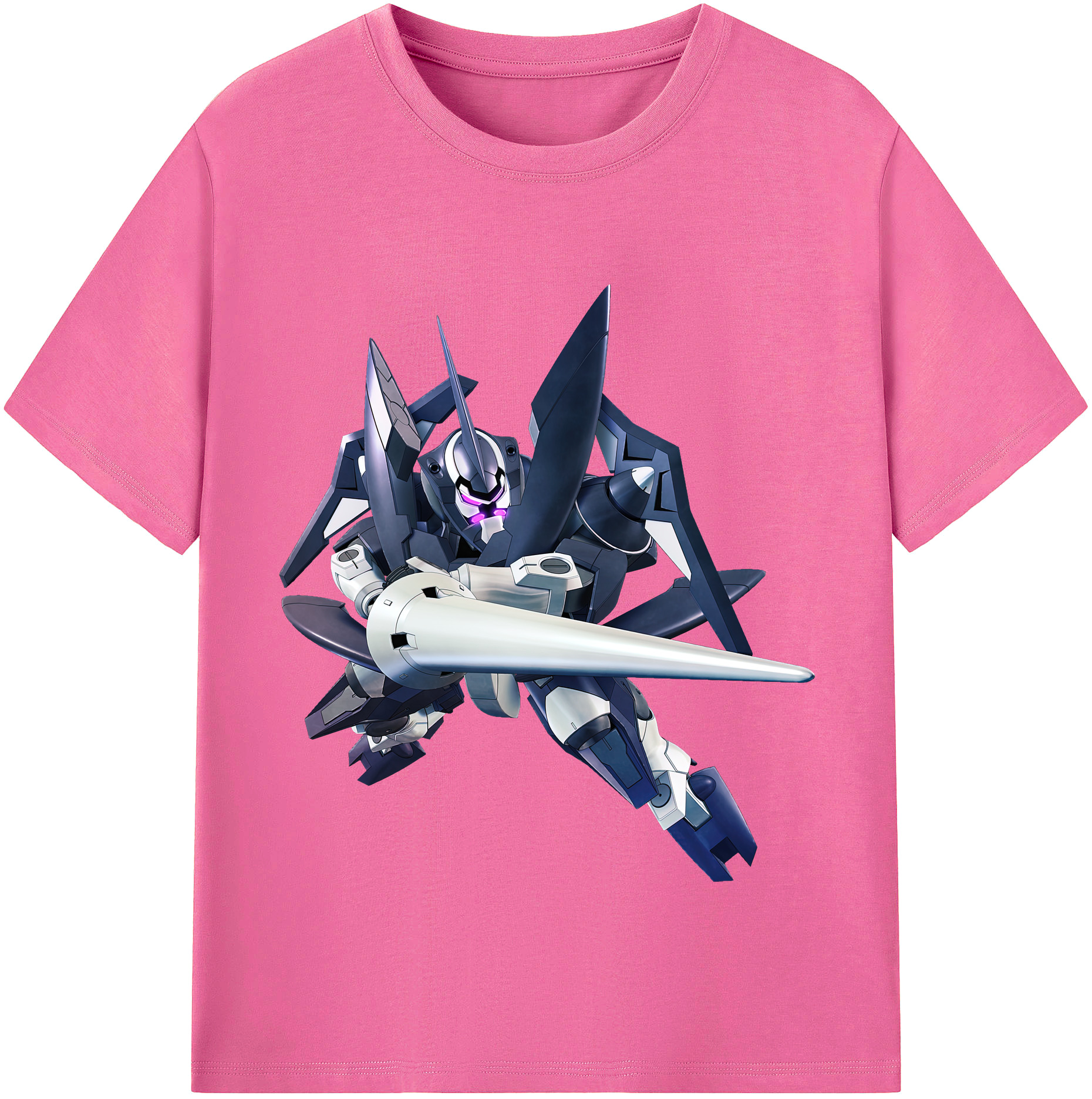 （画像用） 機動戦士ガンダム Mobile Suit Gundam レディースカジュアルプリントTシャツ（綿100％）